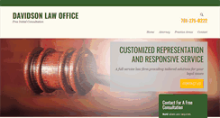 Desktop Screenshot of davidsonlawbedford.com
