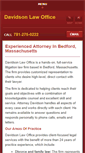 Mobile Screenshot of davidsonlawbedford.com