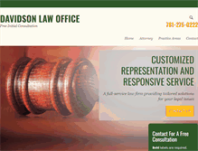 Tablet Screenshot of davidsonlawbedford.com